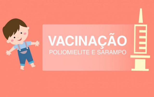 Departamento de Sade de Piraju realiza em agosto Campanha de Vacinao contra Poliomielite e Sarampo